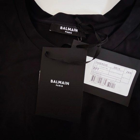 Brand New Balmain Long Sleeve Printed T-Shirt - Picture 3 of 4